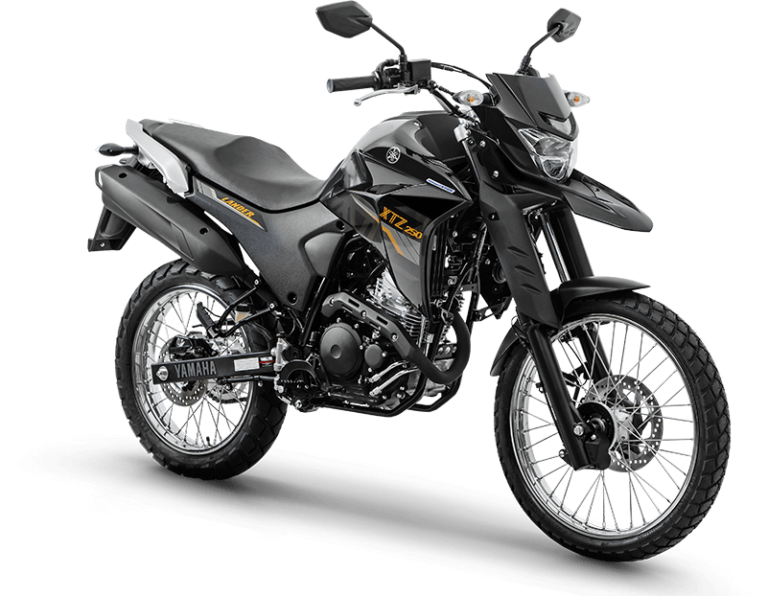 Motocicleta Yamaha XTZ 250 Lander 2021 na cor preta