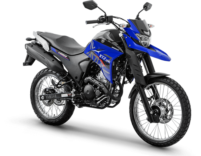 Motocicleta Yamaha XTZ 250 Lander 2021 na cor azul