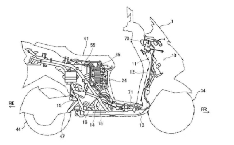 Veja patentes de novo scooter da Suzuki; será um Burgman elétrico?