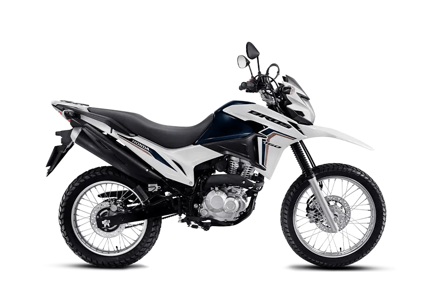 Motocicleta Honda NRX 160 2023 na cor branca