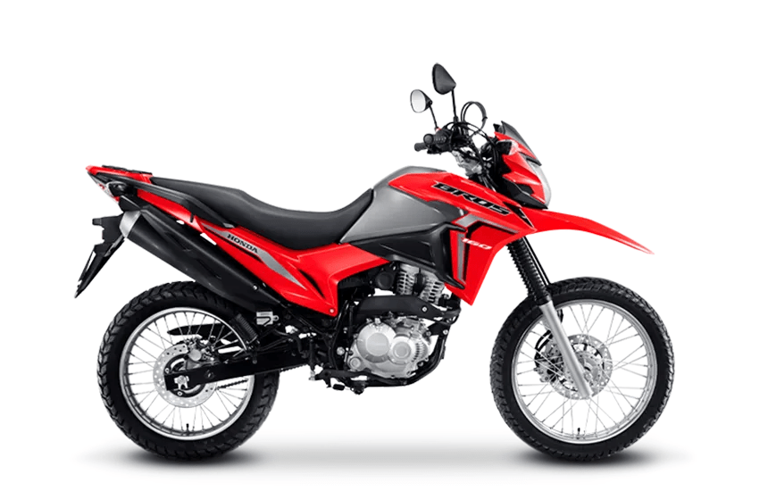 Motocicleta Honda NRX 160 2023 na cor vermelha